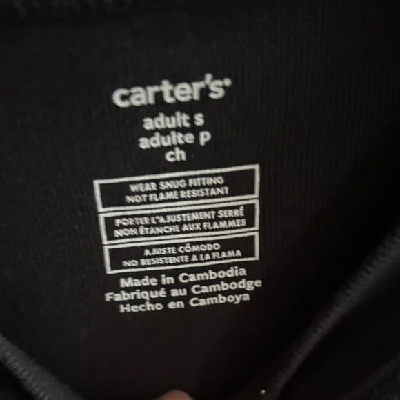 Carter's Black Skeleton Long Sleeve Tee - Picture 2 of 4